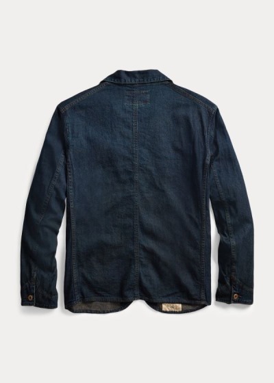 Men's Ralph Lauren Selvedge Engineer Denim Jacket | 095721IHS